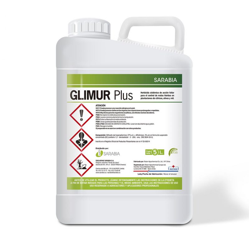 GLIMUR - Désherbant au Glyphosate - 5L