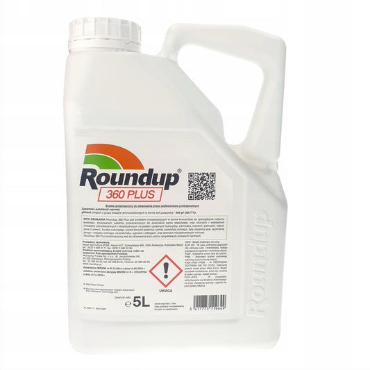 Roundup 360 Plus - Désherbant au Glyphosate - 5L